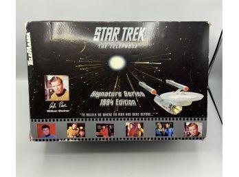 Vintage Star Trek Telephone ~ Signature Series 1994 Edition ~ New In Box