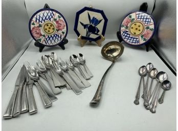 Silverplate , Trivets , And Stainless Silverware
