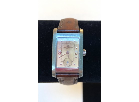 Ladies - Baume Mercier Watch - Stainless Case With Butterfly Deployment Clasp*
