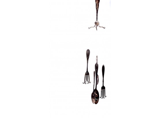 Kitchen Flatware Wind Chime ? Can You Fix The Corner?