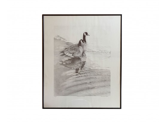 'Canadian Geese' - Signed & Numbered Etching - B. Hugh McPeck