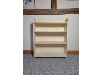 White Weathered Book Shelf