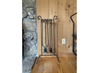 Wrought Iron Fireplace Tool Set