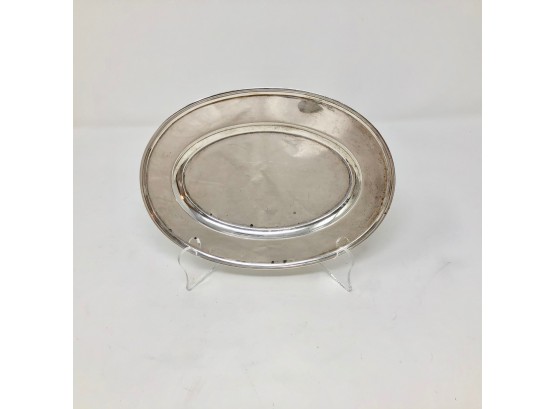 Tiffany Sterling  Oval Dish Marked Tiffany Co Makers - 8 X 5-3/4'  214g