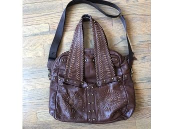 Isabella Fiore Oversized Leather Shoulder Bag - So Roomy