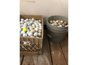2 Large Containers Of Golf Balls - Get Chipping (lot 2)