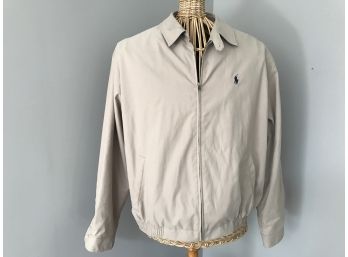 Polo By Ralph Lauren Men's Tan Windbreaker Jacket - XL