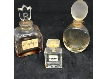 Vintage Perfume Bottles - Chanel No5, Replique Raphael , Galore  Classic!
