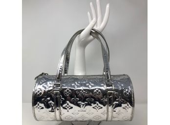 Metallic Silver Louis Vuitton - Speedy Handbag Miroir PVC 30