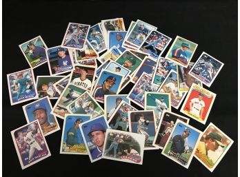 Vintage Topps Baseball Card Lot - 1989 46 Cards - Bautista, McGriff, Barry Bonds, Cone, Darling, Boggs Plus