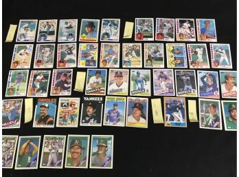 Topps Baseball Card Lot 3 - 44 Cards, 1983-1988 Nolan Ryan, Pete Rose, Billy Martin, Dwight Gooden Plus
