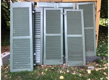10 Colonial Wood Shutters 51' And 47'