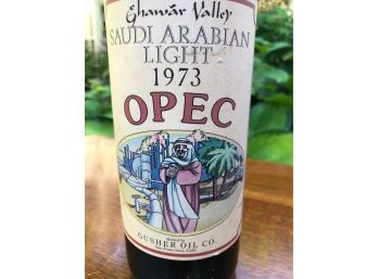 Novelty - 1973 Opec Oil - A Holdover From A Different Era - Very Collectible