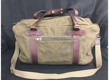 Waterproof Waxed Canvas Large Bag With Leather Straps - Quality 23'L X 9'D X 12'H