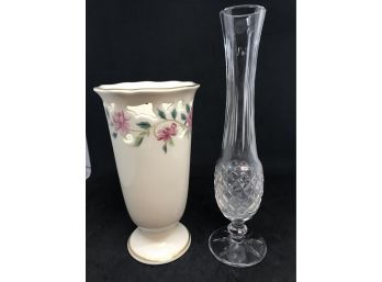 Lenox & Waterford Vases - Giftable Pair!