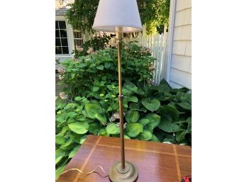 Vintage Brass Adjustable Height Table Lamp