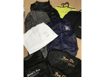 ReSellers Bounty - 11pc Lot Of Fashion Garment Bags - Burberry, Eileen Fisher, Ellen Tracy, Ted Baker Plus