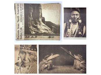 Edward S. Curtis 15x18 Portraits From North American Indian Life