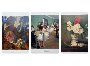 Unframed Art Prints: Degas, Manet