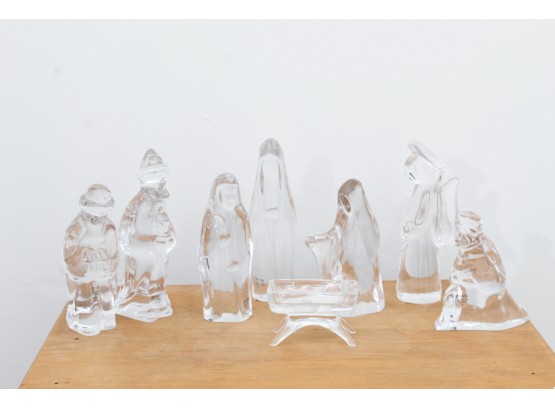 Dansk Crystal Nativity Set - Eight Pieces