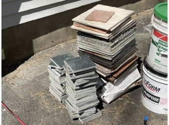 Large Group Of Stone Tiles