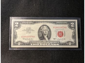 1963 Low Serial $2 Bill
