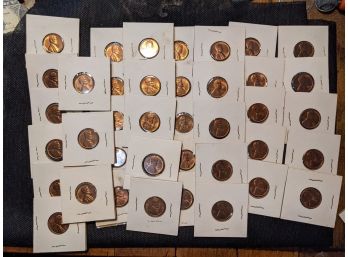 Lot Of 39 Lincoln Pennies 1959-1964