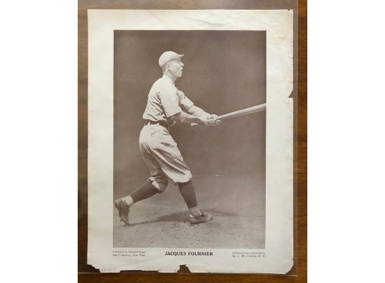 1924 Baseball Magazine Jack Fournier Premium Photo By Charles M. Conlon