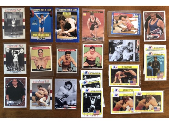 Lot Of 25 Wrestlers & Weightlifters