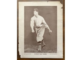 1924 Hall Of Famer Bucky Harris Baseball Magazine Premium By Charles M. Conlon
