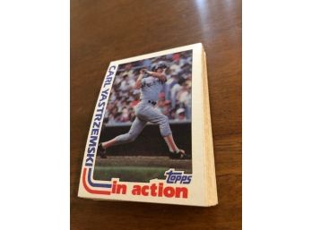 Investor Lot Of 25 '82 Topps Yaz In Action