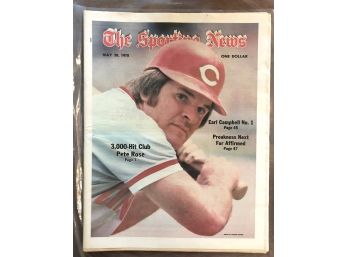 Pete Rose 3,000 Hits 1978 Sporting News