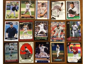 Lot Of 25 'Better' Roger Clemens Cards