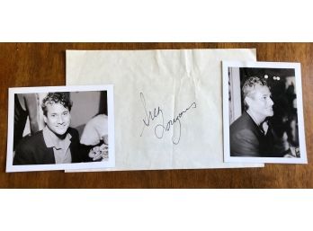 Greg Louganis Signature And Two Original Photos