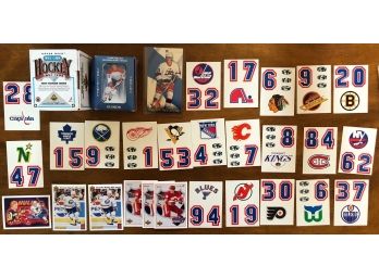 Another Hockey Hodgepodge Incl. Topps Helmet Stickers
