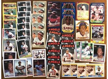 Lot Of 50 Rod Carew Cards
