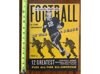 1943 Esquire Football In War & Peace