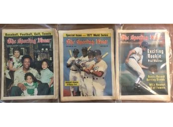 Mega Lot Of 1970s Sporting News Baseball Issues