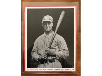 1932 Lou Gehrig Baseball Magazine Pin-Up