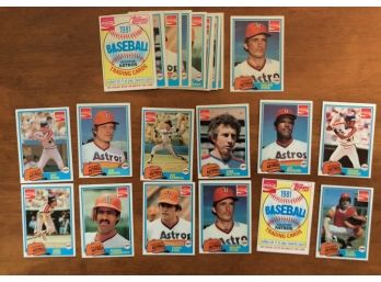 Lot Of 1981 Coke Astros
