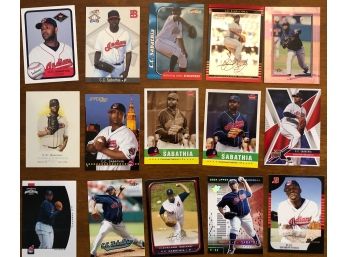 Collection Of 30 C.C. Sabathia Cards