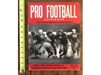 1941 Pro Football Illustrated - 1st Official NFL Magazine