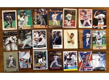 Gary Sheffield Group Of 35 Cards