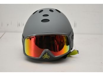 Triple 8 Ski Helmet And Smith Goggles
