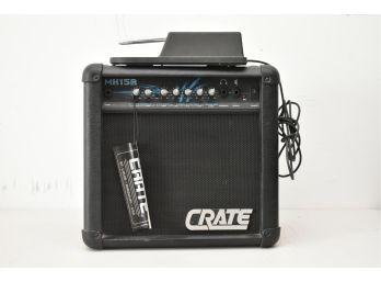 Crate MX15R Amp And Yamaha Sustain Pedal