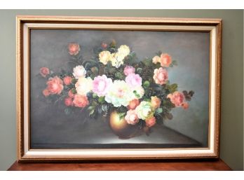 Floral On Canvas Lot 2