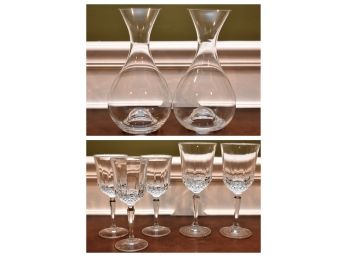 Wine Decanters And Glasses