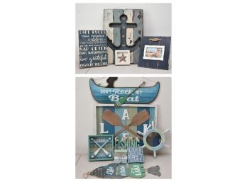 Assorted Lake Themed Wall Decor (See All Photos!!!)