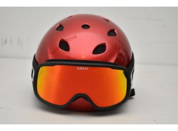 Gale Force Ski Helmet And Giro Cruz Ski Goggles