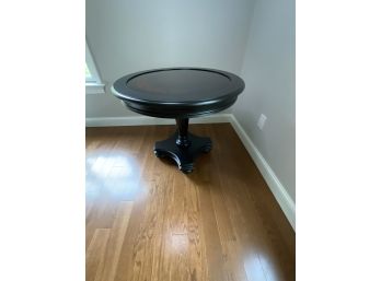 Round Wood Lacquer Table
